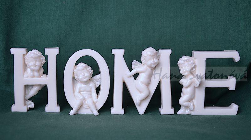 Písmeno I s andělíčkem, výška 7,5 cm, tl. 1,5cm