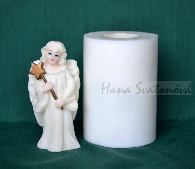 Andělka s hvězdičkou - výška 7cm