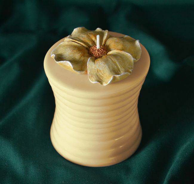 Květ ll - Válec kroužky, výška 9,5cm