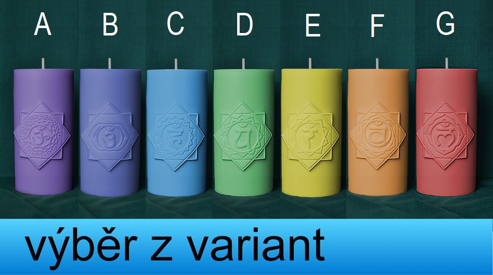Čakry, Válec, výška 12cm