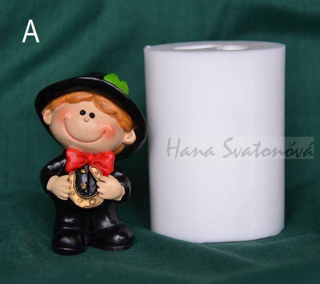 Kominíček pro štěstí - výška 6/5,5cm