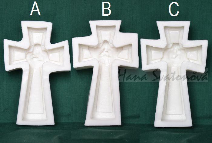 Relief Anděl na kříži - vel. 15cm