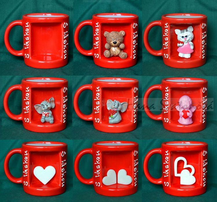 Hrnek základní bez dekoru "S láskou"