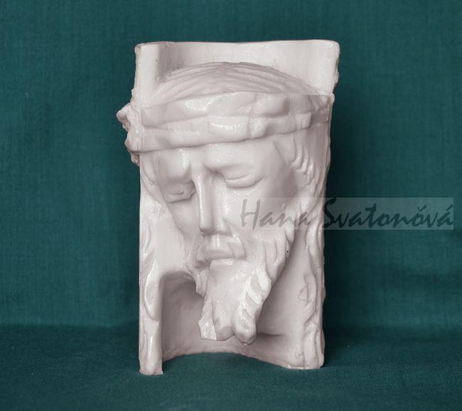 Hlava Krista, výška 8 a 11,5cm