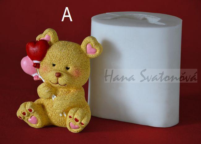 Medvídek žlutý - výška 10cm