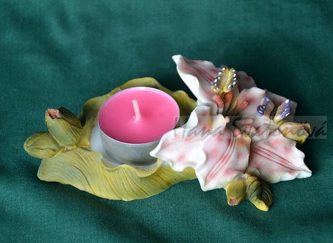 Forma svícen ORCHIDEJ na MALOU čajovou svíčku