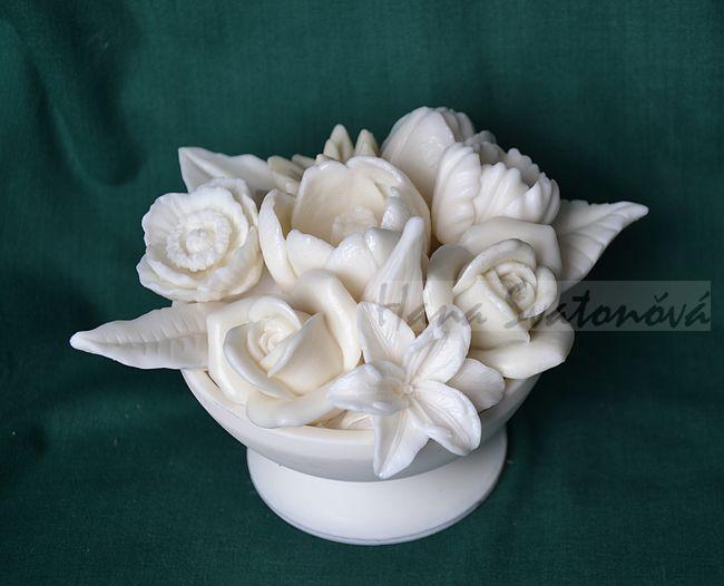 Miska s podstavcem na dekoraci květin, velikost 10,5x6cm