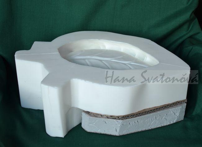 Miska ptáčci na listu, velikost 28x17x9,5cm