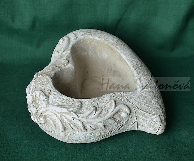 Miska srdce Dekor, velikost 16x16cm