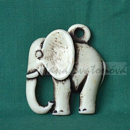 Relief slon - vel. 4x4,5cm