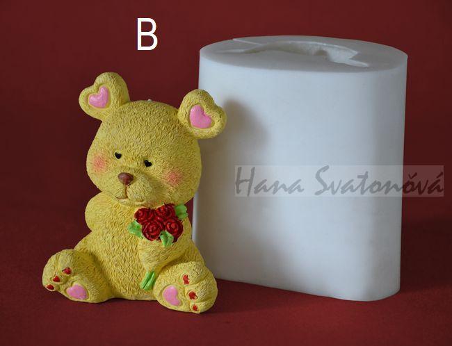 Medvídek žlutý - výška 10cm