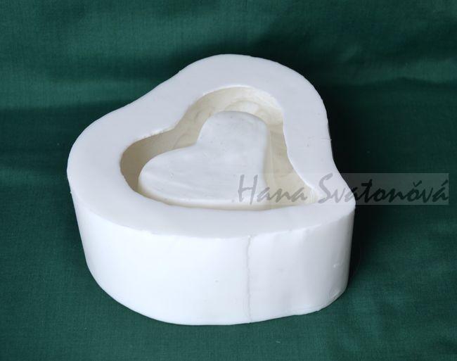 Miska srdce Dekor, velikost 16x16cm