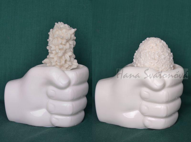 Ruce vysoké, velikost 12x8,5x9cm